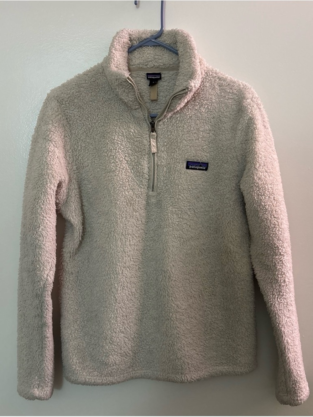 Patagonia Cream Sherpa 1/4-Zip Pullover
